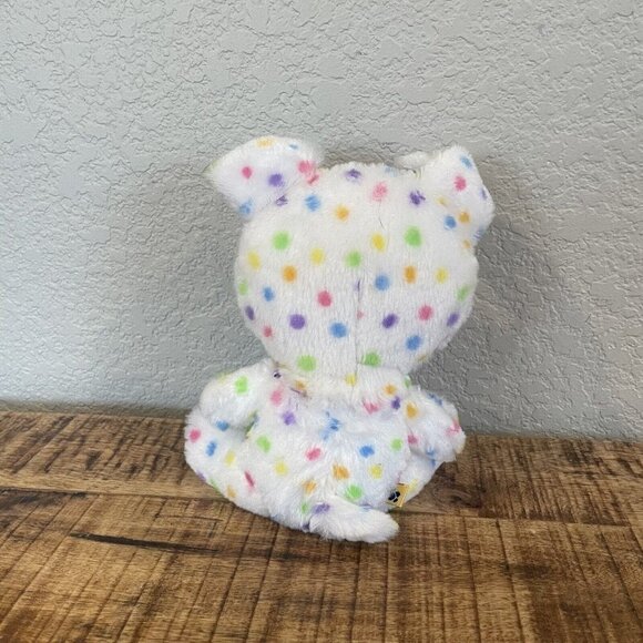 Build-a-Bear Buddies Smallfry Confetti Dog Puppy Plush Stuffed Toy Purple Ear 7" - Picture 5 of 10